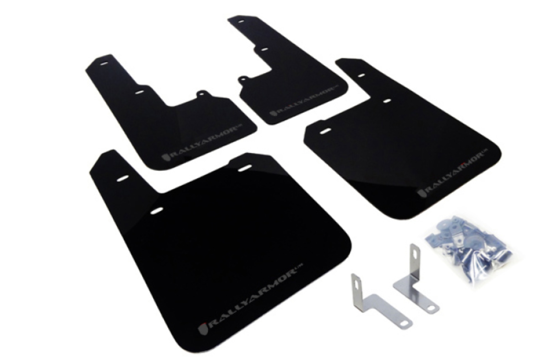 Picture of Rally Armor 15-19 Subaru Outback Black UR Mud Flap w/ Grey Logo