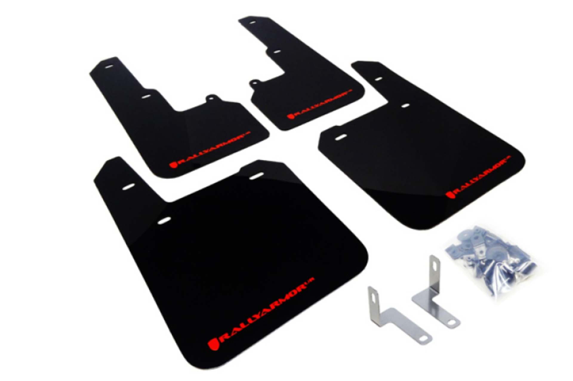 Picture of Rally Armor 15-19 Subaru Outback Black UR Mud Flap w/ Red Logo