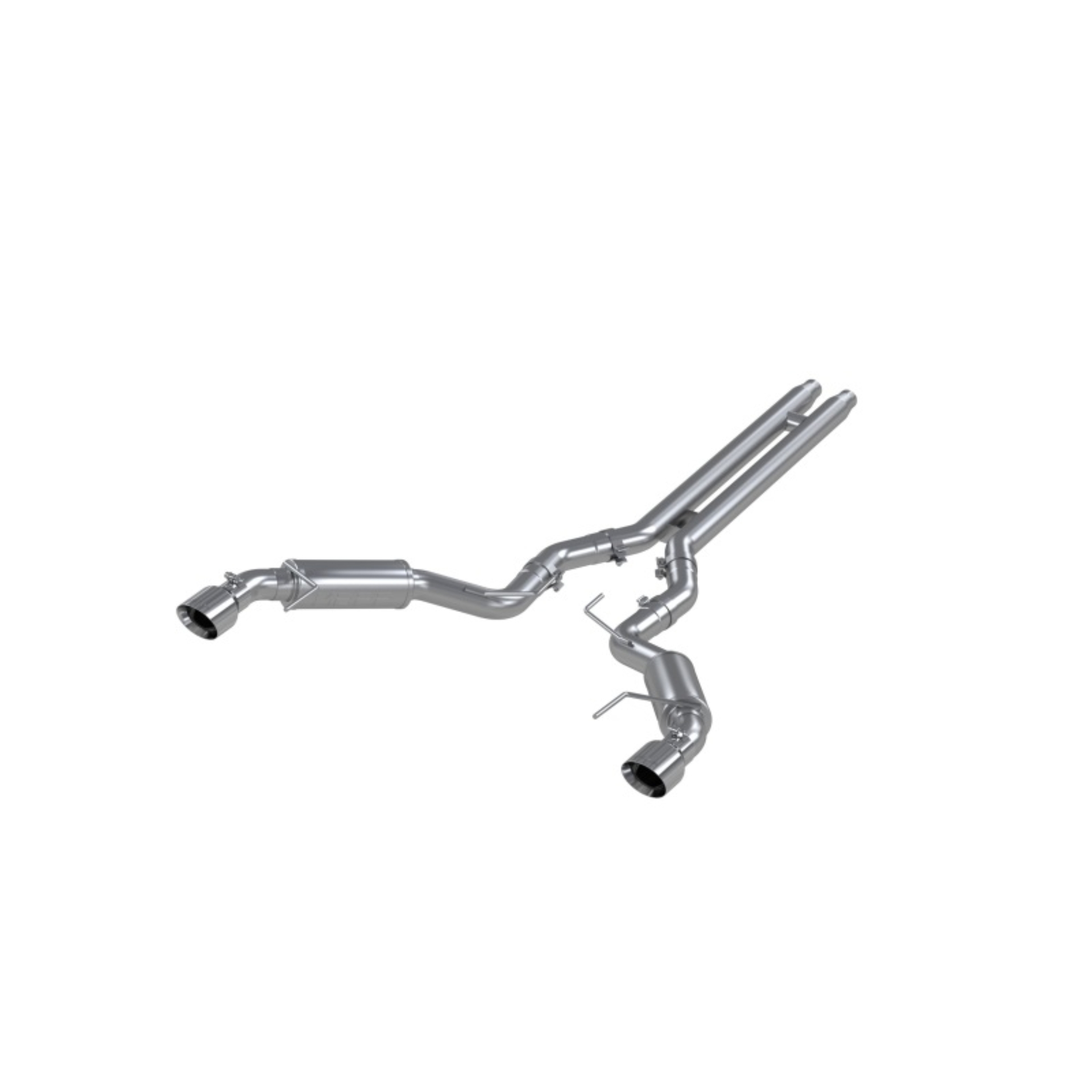 Picture of MBRP 15-17 Ford Mustang GT 5.0 3in Cat Back Dual Split Rear Race Version 4.5in Tips - T409