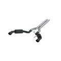 Picture of MBRP 15 Ford Mustang GT 5.0 3in Cat Back Dual Split Rear Street Version 4.5in Tips - Black Coated