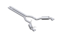 Picture of MBRP 15-17 Ford Mustang GT 5.0 3in Cat Back Dual Split Rear Race Version 4.5in Tips - Aluminized