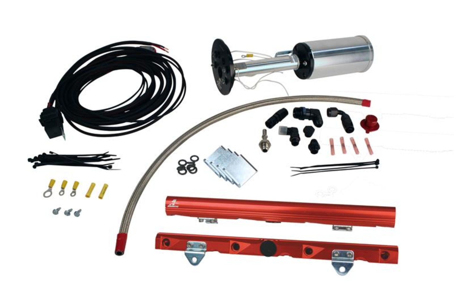Picture of Aeromotive C6 Corvette Fuel System - Eliminator/LS7 Rails/Wire Kit/Fittings