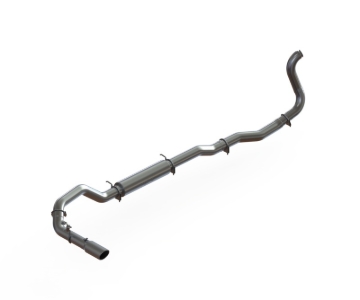 Picture of MBRP 89-93 Dodge 2500/3500 Cummins 2WD ONLY Turbo Back Single Side Exit Alum Exhaust System