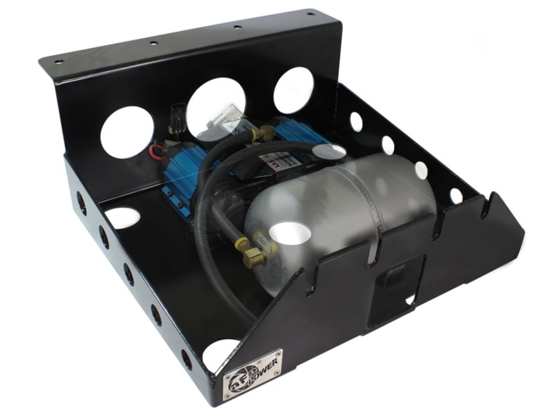 Picture of aFe Power Cover Glide Guard On Board Compressor Mount 07-14 Jeep Wrangler JK V6 3.6L-3.8L