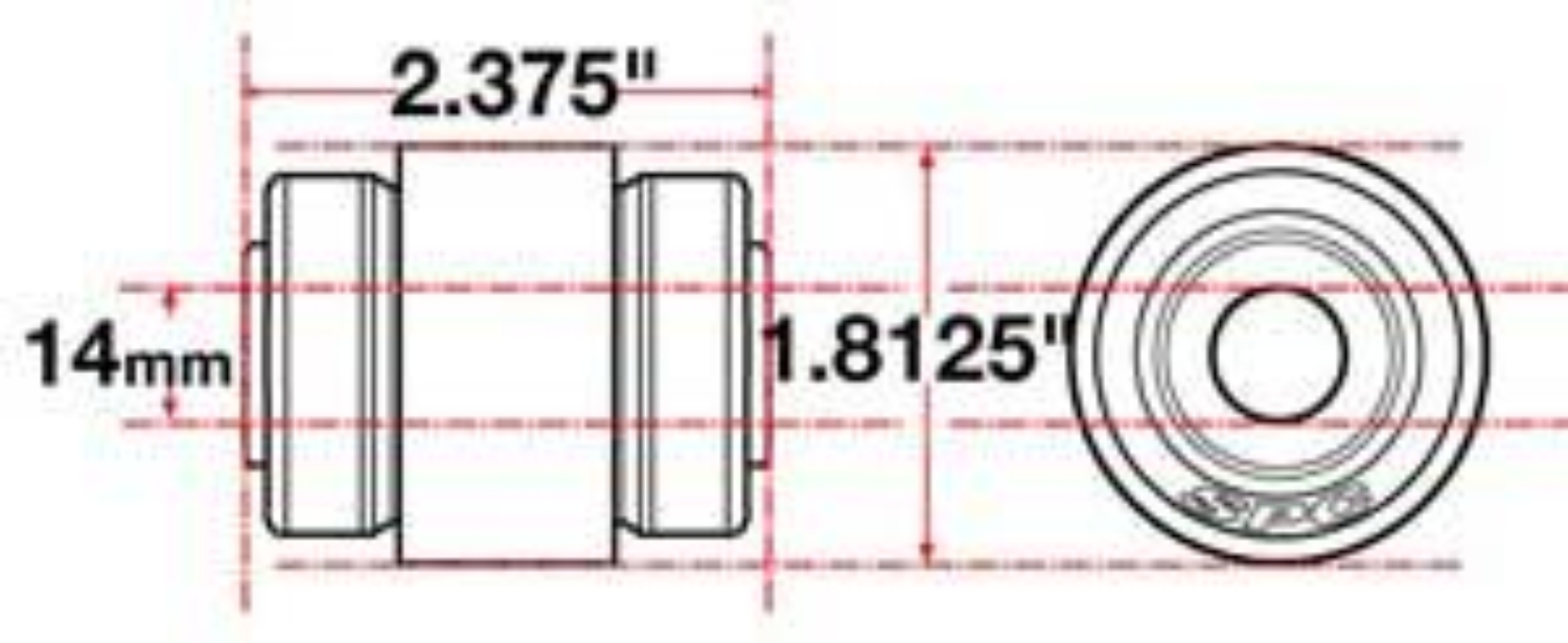 Picture of SPC Performance Flex Joint xAxis Jeep JK Rear UCA 14mm X 2 X 1.8125