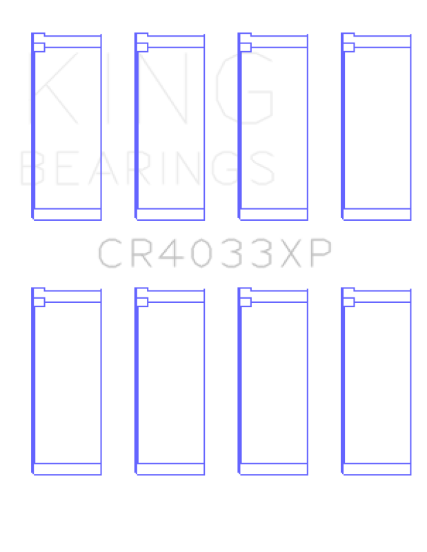Picture of King Engine Bearings KING Connecting Rod Bearings - CR4033XP0.25