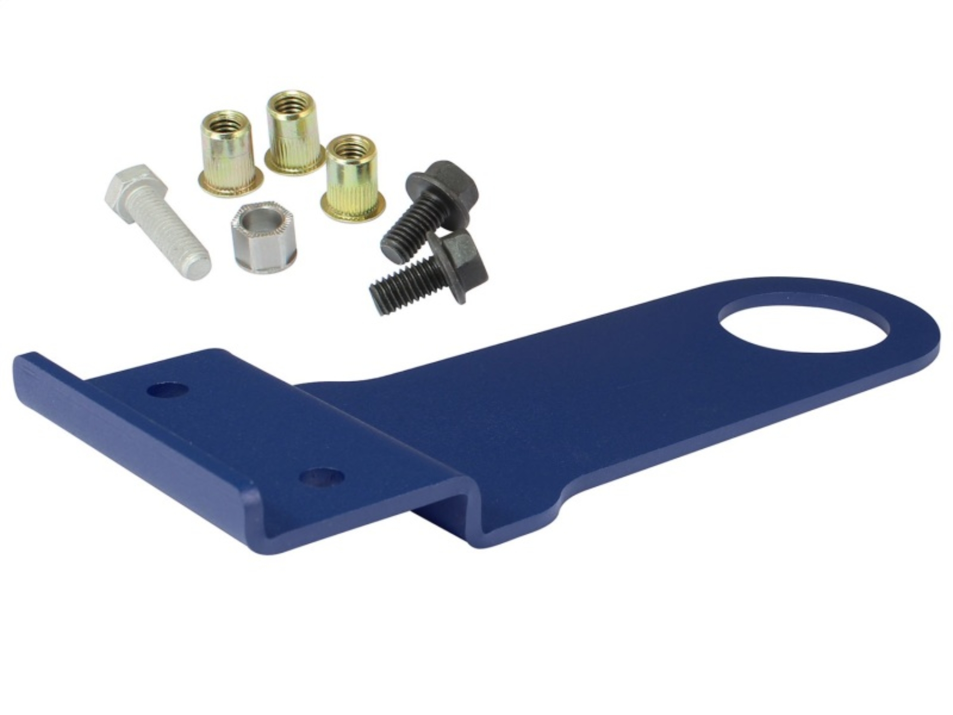 Picture of aFe Control Front Tow Hook Blue 05-13 Chevrolet Corvette (C6)