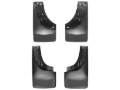 Picture of WeatherTech 01-06 Chevrolet Silverado No Drill Mudflaps - Black