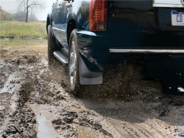 Picture of WeatherTech 08-10 Ford F250/F350/F450/F550 No Drill Mudflaps - Black