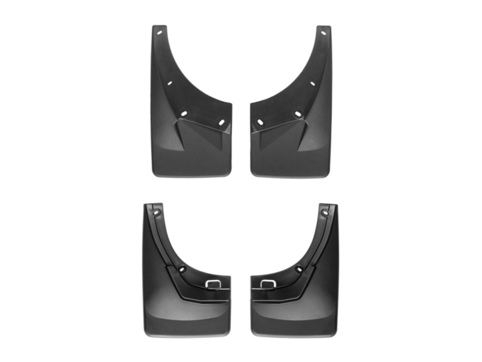 Picture of WeatherTech 07-08 Chevrolet Tahoe No Drill Mudflaps - Black