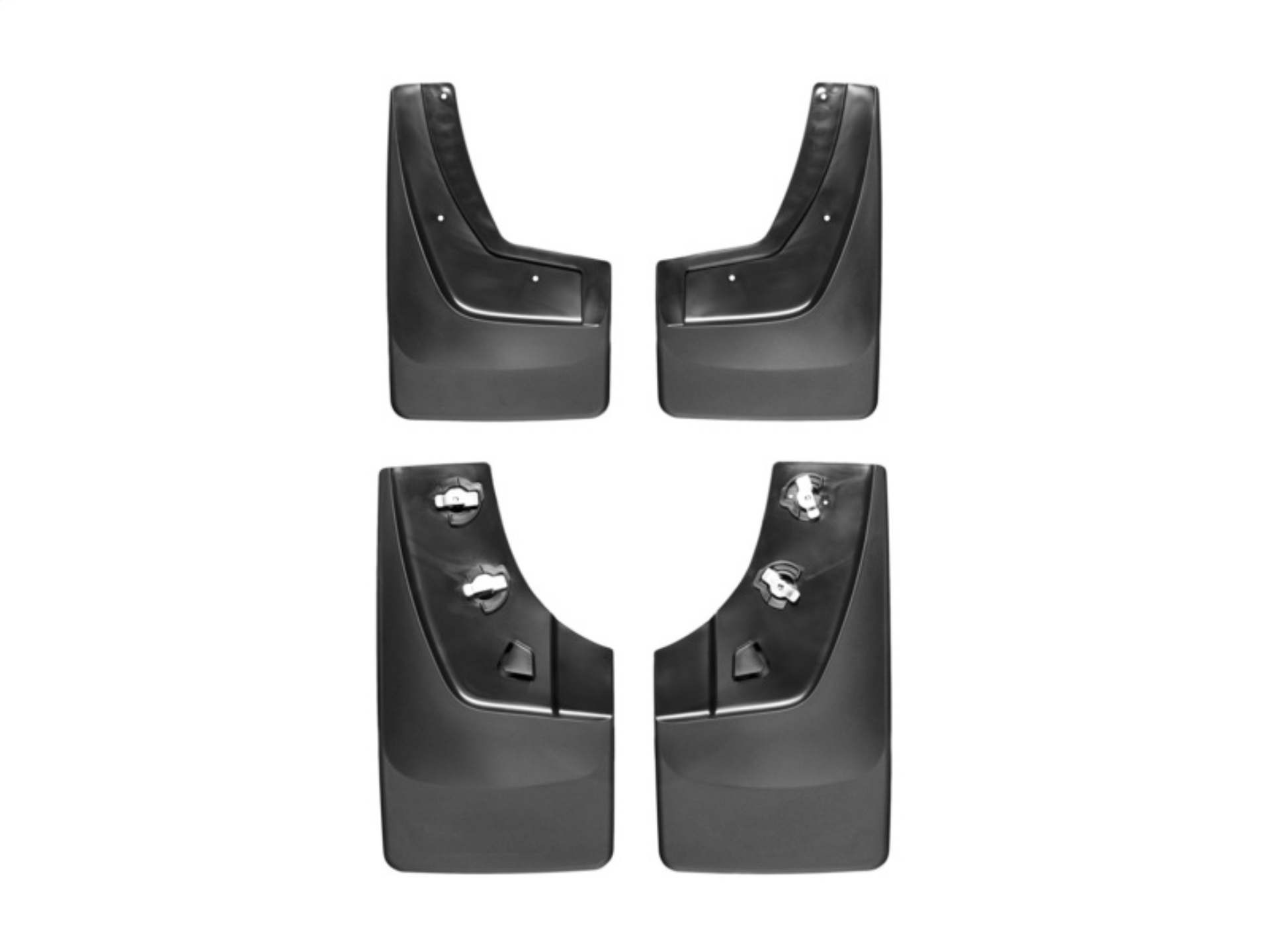 Picture of WeatherTech 14+ GMC Sierra/Sierra Denali No Drill Mudflaps - Black