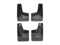 Picture of WeatherTech 14+ Chevrolet Silverado No Drill Mudflaps - Black