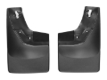 Picture of WeatherTech 14+ Chevrolet Silverado No Drill Mudflaps - Black