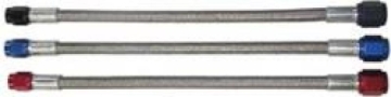 Picture of Fragola -3AN x -4AN Nut 4AN Nitrous Line 18in Red Nuts