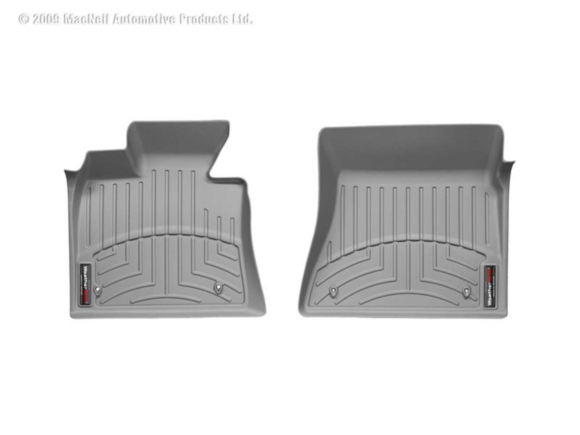 Picture of WeatherTech WT FloorLiner-Front-Grey Floor Mats - 465431