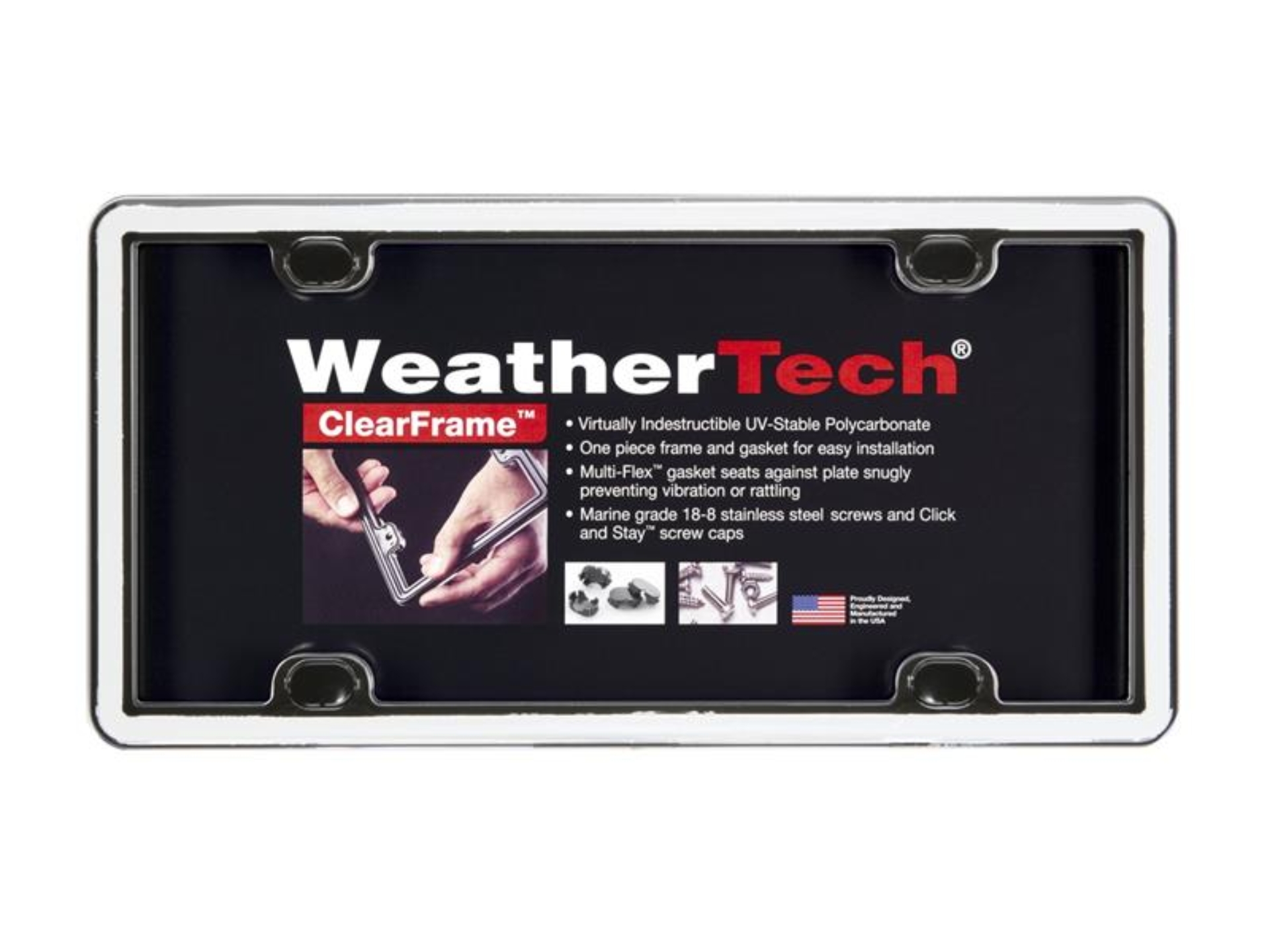 Picture of WeatherTech ClearFrame Kit - White
