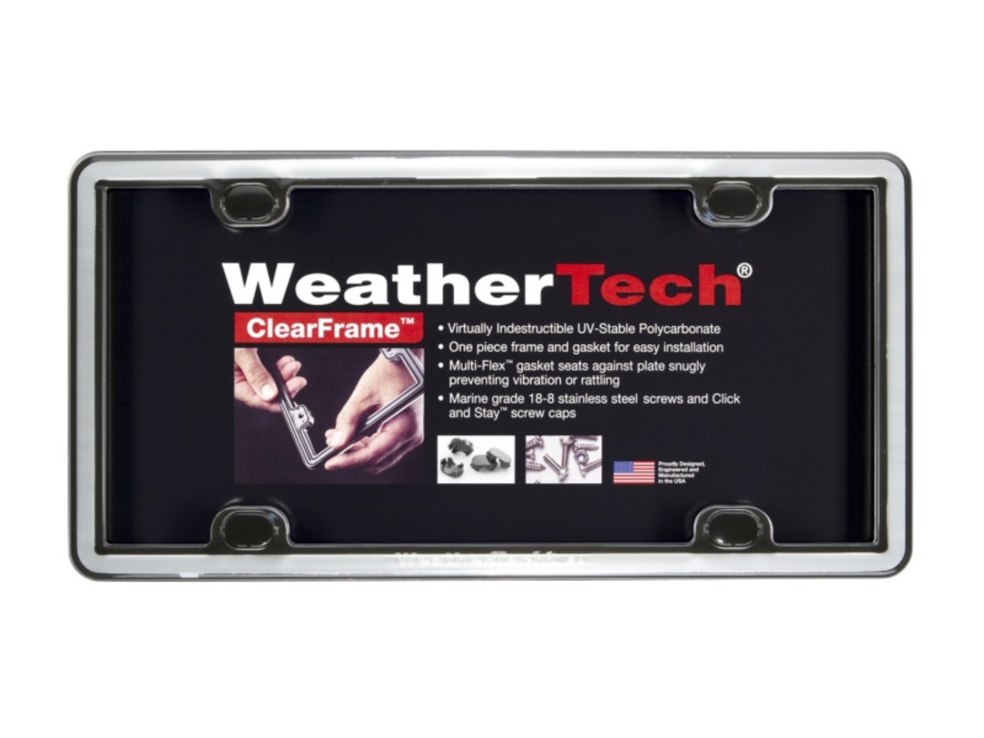 Picture of WeatherTech ClearFrame Kit - Chrome
