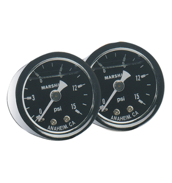 Picture of Fragola Fuel Pressure Gauge 0-100 PSI Dry