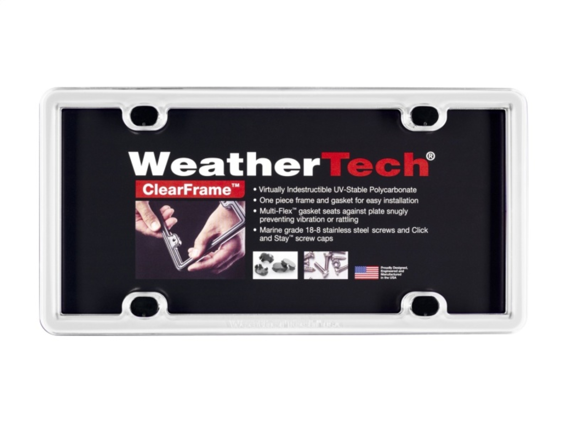 Picture of WeatherTech ClearFrame - White