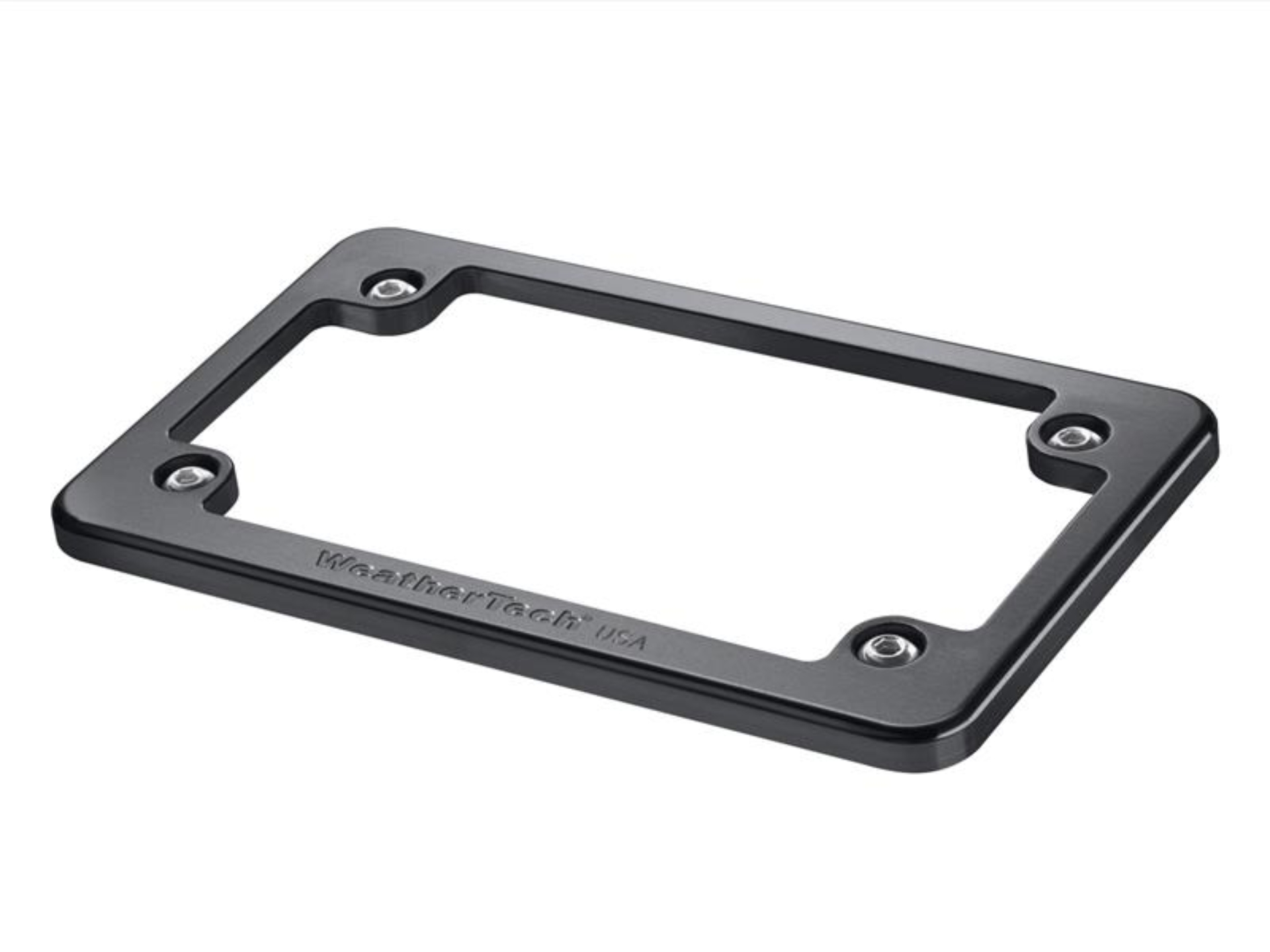 Picture of WeatherTech Motorcycle Billet Plate Frames - Black
