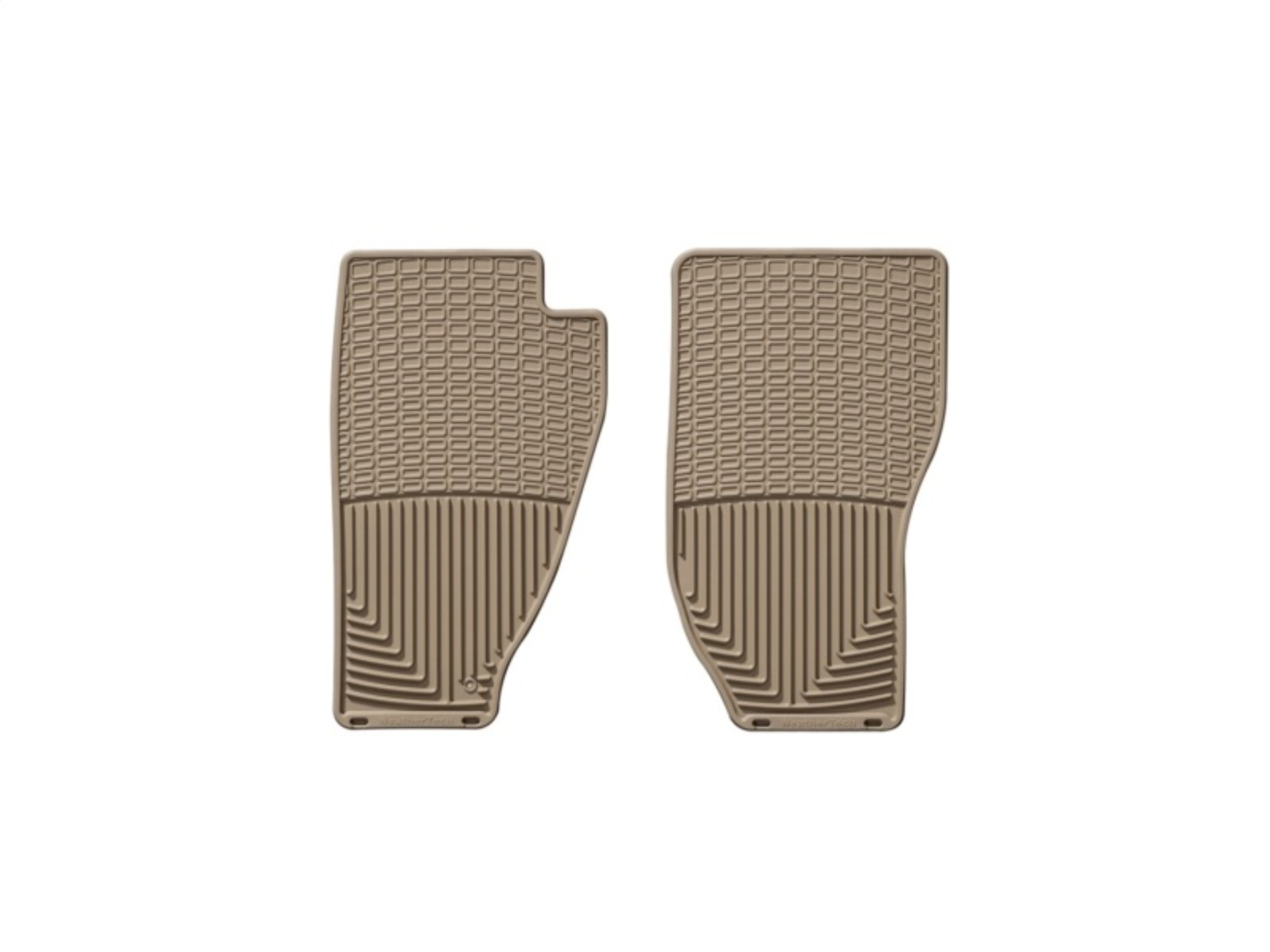 Picture of WeatherTech WT Rubber Mats-Front-Tan Floor Mats - W10TN