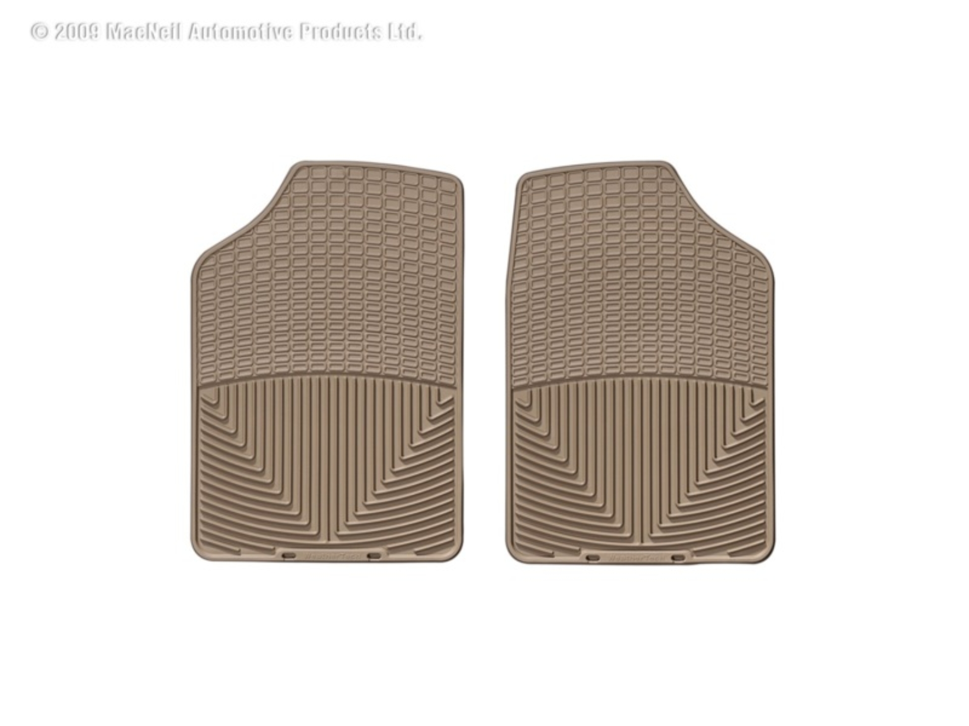 Picture of WeatherTech WT Rubber Mats-Front-Tan Floor Mats - W2TN