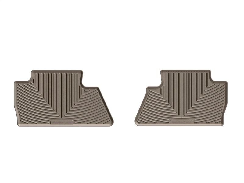 Picture of WeatherTech 14+ Chevrolet Silverado Rear Rubber Mats - Black