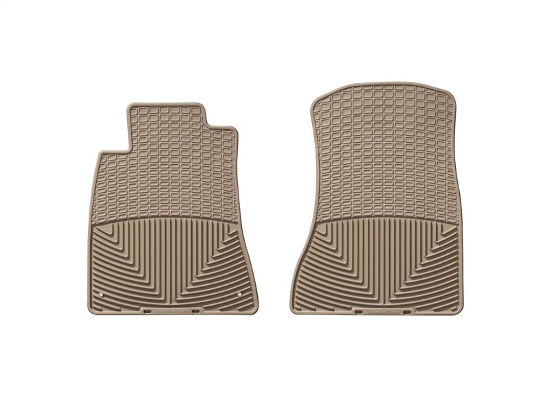 Picture of WeatherTech WT Rubber Mats-Front-Tan Floor Mats - W77TN