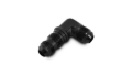 Picture of Vibrant -4AN Bulkhead Adapter 90 Degree Elbow Fitting - Anodized Black Only