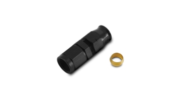 Picture of Vibrant -6AN Female to 3/8in Tube Adapter Fitting (w/ Brass Olive Insert)