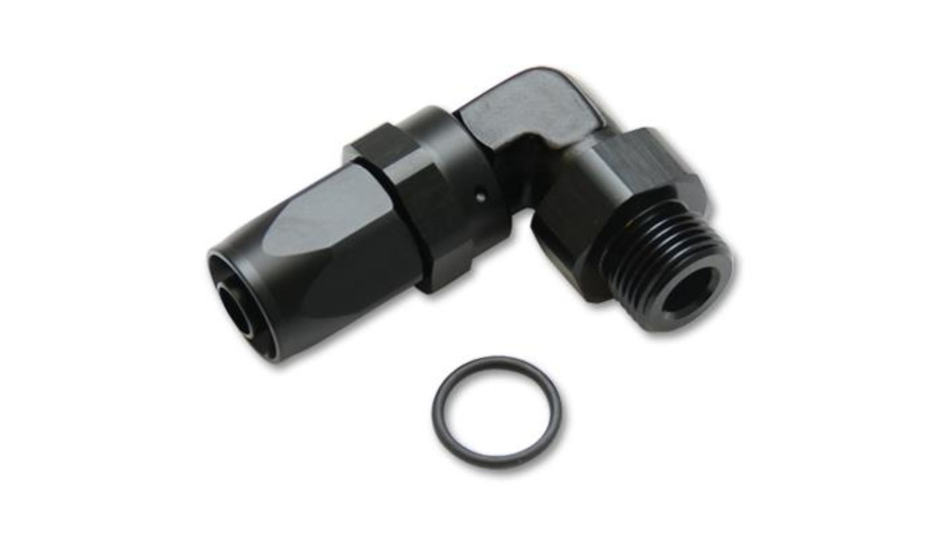 Picture of Vibrant Male -8AN 90 Degree Hose End Fitting - 9/16-18 Thread (6)
