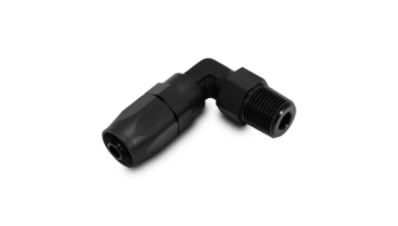 Picture of Vibrant Male NPT 90 Degree Hose End Fitting -8AN - 1/2 NPT