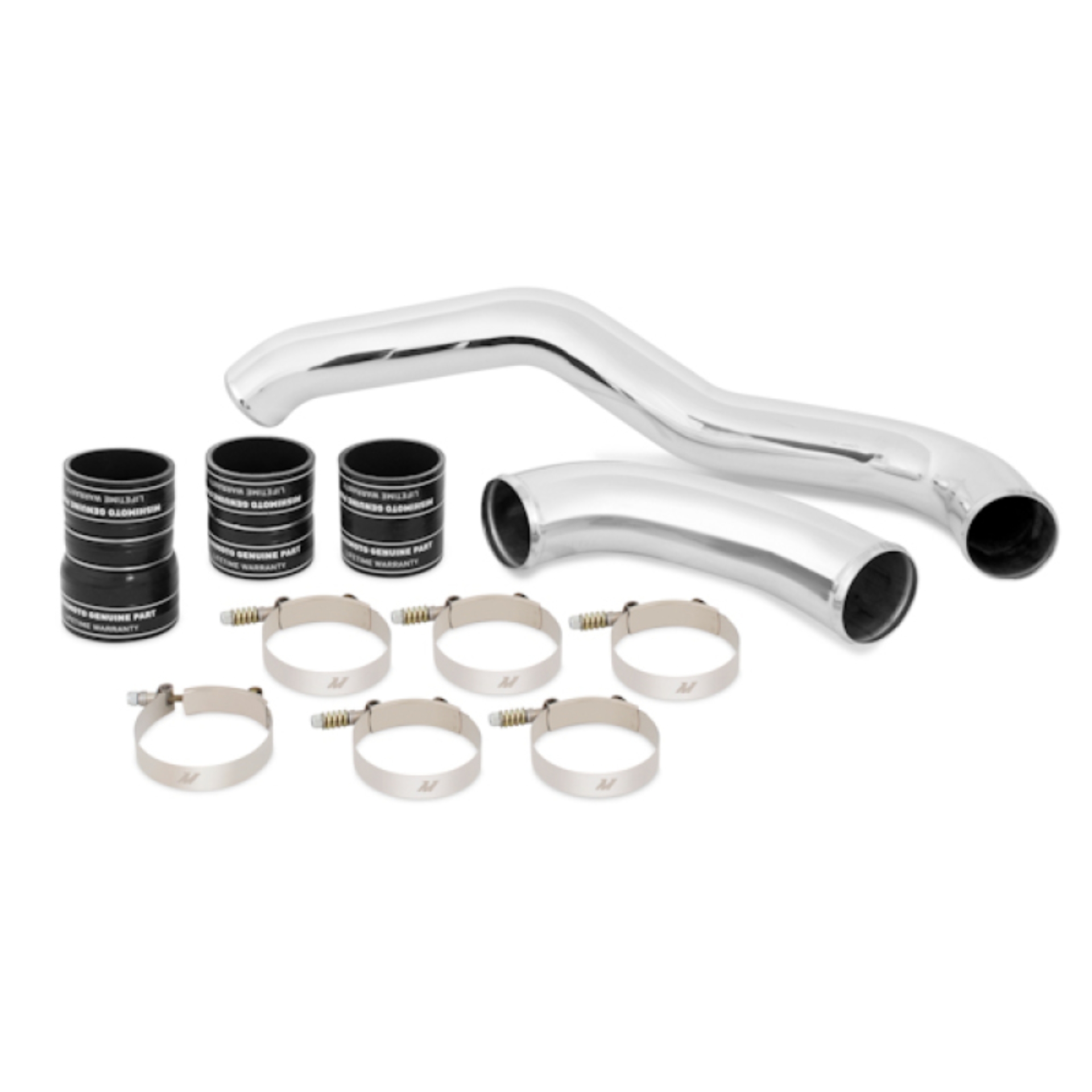 Picture of Mishimoto 08-10 Ford 6.4L Powerstroke Hot-Side Intercooler Pipe and Boot Kit