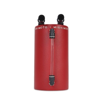 Picture of Mishimoto Large Aluminum Oil Catch Can - Wrinkle Red