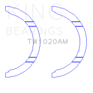 Picture of King Engine Bearings 05-12 Nissan VQ40DE 6 Cyl Thrust Washer Set