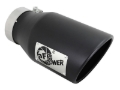 Picture of aFe Diesel Exhaust Tip Bolt On Black 4in Inlet x 6in Outlet x 12in