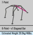 Picture of Cusco Roll Cage Weld-On Tabs / A-Pillar (S/O / No Cancel)