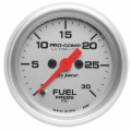 Picture of Autometer Ultra-Lite 52mm 0-30 PSI Full Sweep Electronic Fuel Pressure Gauge
