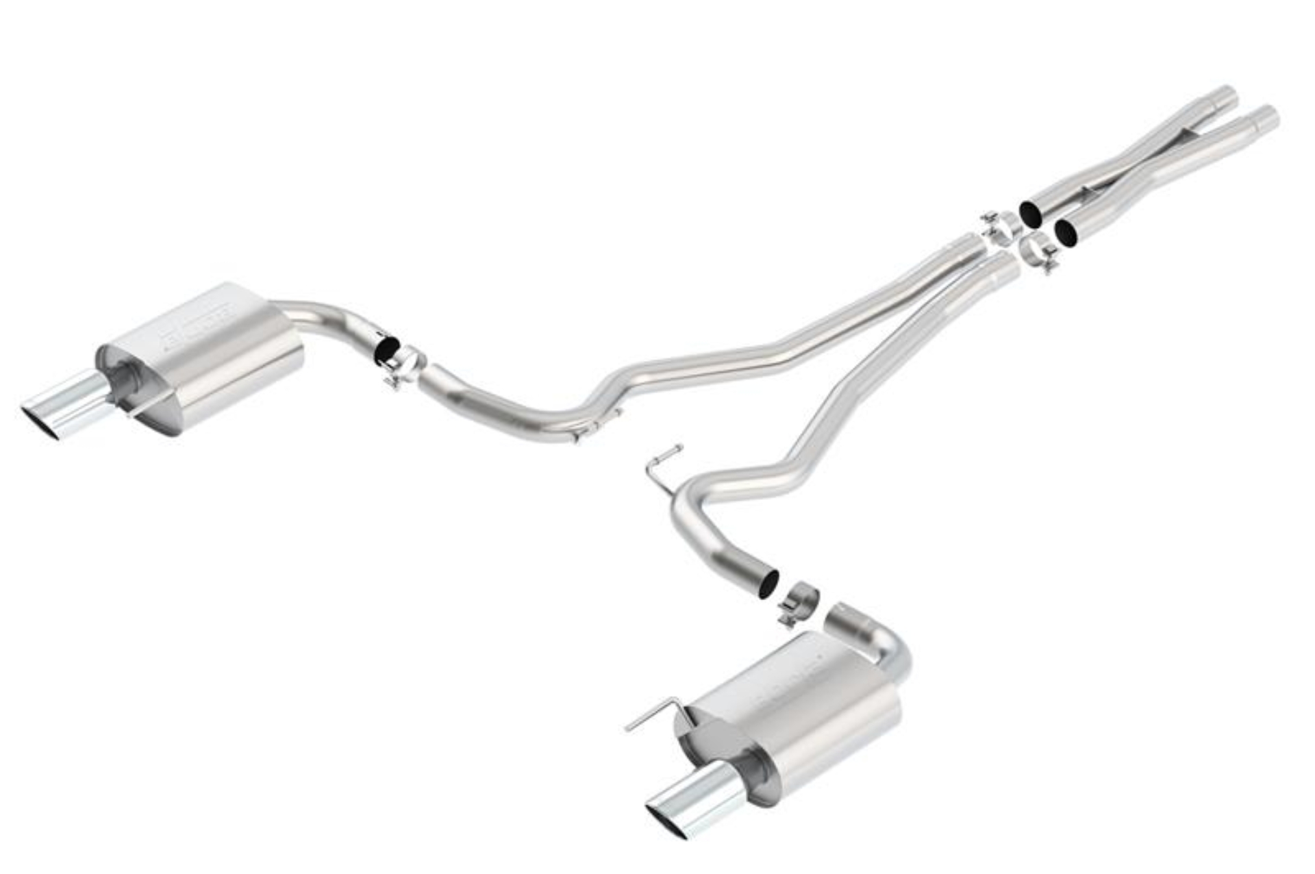 Picture of Borla S-Type Cat-Back 15-17 Ford Mustang GT 5.0L V8 MT/AT 2.5in pipe 4in tip