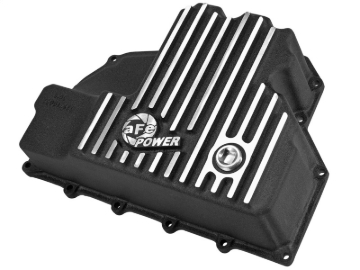 Picture of AFE Engine Oil Pan Black Machined; 14-16 Dodge RAM 1500 EcoDiesel 3.0L V6 (td)