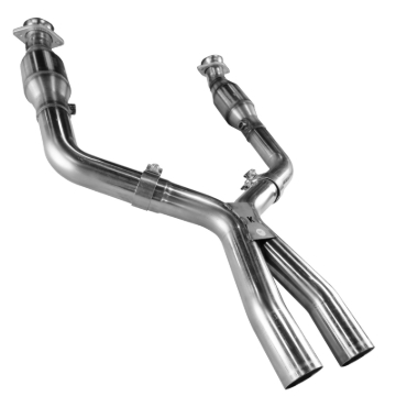 Picture of Kooks 05-10 Ford Mustang GT 4.6L 3V Auto/Manual 2 1/2in x 2 1/2in OEM Cat X Pipe Kooks HDR Req