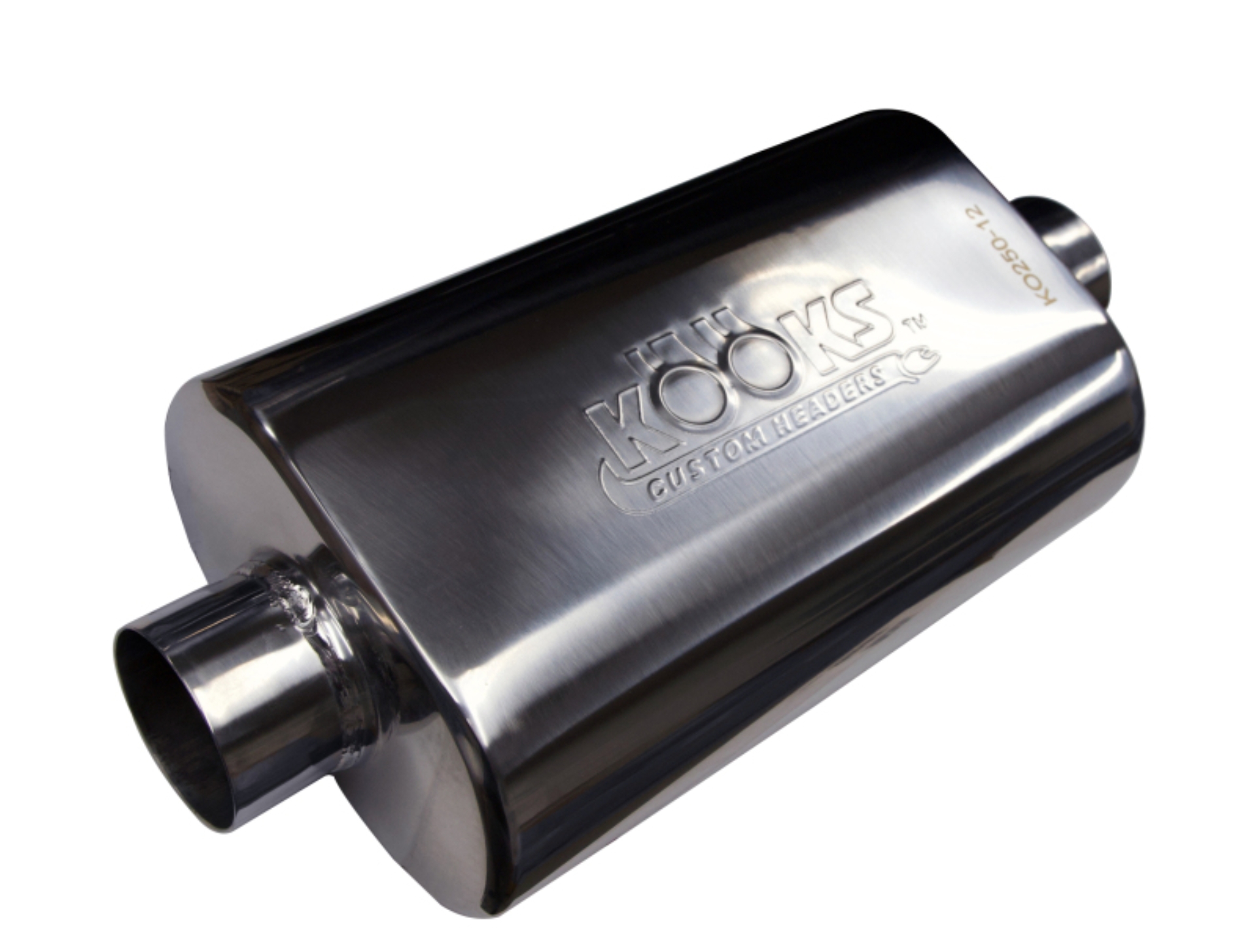 Picture of Kooks Universal 2 1/2in Center/Center Oval Muffler (4x8x12)