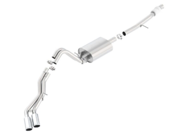 Picture of Borla Touring Cat Back 15-16 Chevy Suburban 5.3L V8 2.75in, 2.25in Dual Same Side Exit 4in Tips