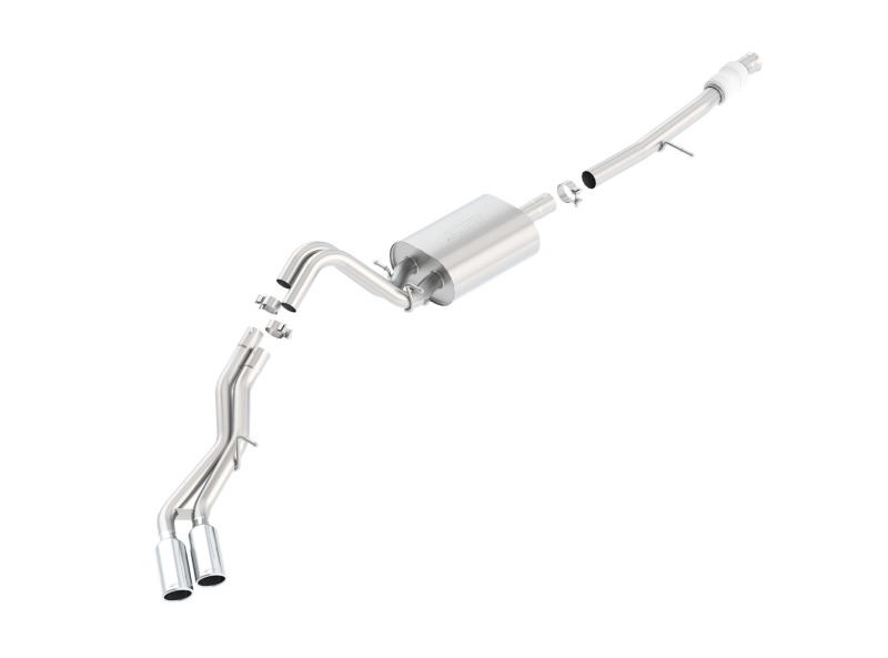 Picture of Borla Touring Cat Back 15-16 Chevy Suburban 5.3L V8 2.75in, 2.25in Dual Same Side Exit 4in Tips