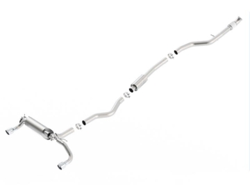 Picture of Borla 13-16 BMW 335i / 435i Atak Cat back SS 3.0in, 2.25in 3.5in Tip Single Rolled