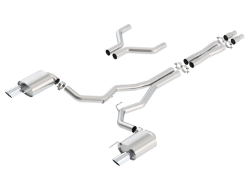 Picture of Borla S-Type Cat-Back 15-17 Ford Mustang GT 5.0L V8 MT/AT 3in pipe 4in tip