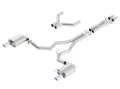 Picture of Borla S-Type Cat-Back 15-17 Ford Mustang GT 5.0L V8 MT/AT 3in pipe 4in tip
