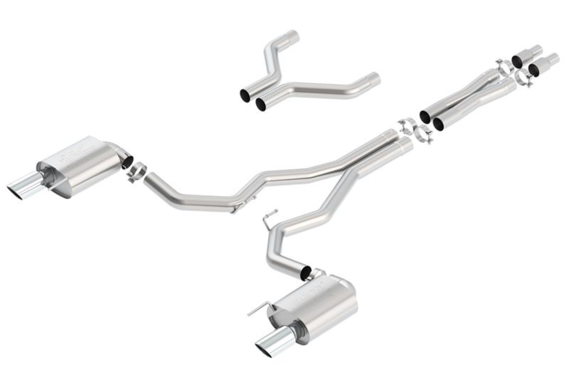 Picture of Borla Atak Cat-Back 15-17 Ford Mustang GT 5.0L V8 MT/AT 3in pipe 4in tip
