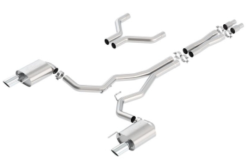 Picture of Borla Atak Cat-Back 15-17 Ford Mustang GT 5.0L V8 MT/AT 3in pipe 4in tip