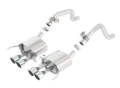 Picture of Borla 2014 Chevy Corvette C7 w/ AFM w/o NPP Atak Rear Section Exhaust Quad Rd Rl IC Tips